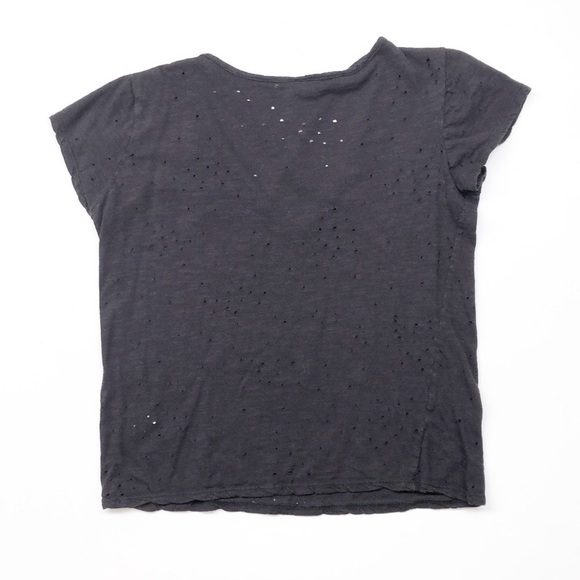 Windsor black criss cross strap hole crop top - Picture 2 of 5